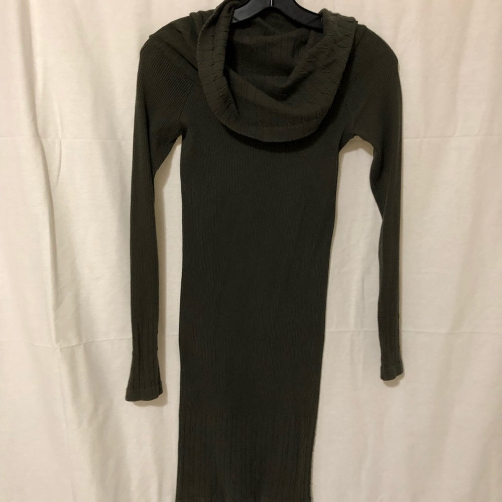 Army Green Sweater Dress 💚